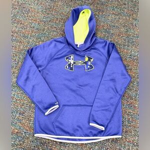 Under Armour Purple Hoodie with Graphic Logo